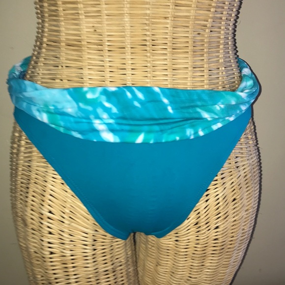 Verdusa Women's Strappy Cut Out Side Swimsuit Bottom Bikini Panty Black Mid Waist M